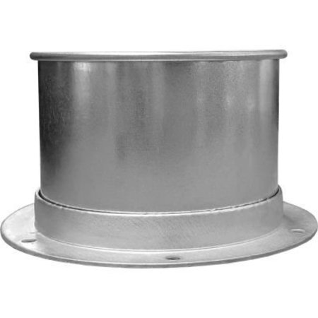US DUCT US Duct Clamp Together Angle Flange Adapter, 9" Diameter, Galvanized, 22 Gauge RAF09.G22